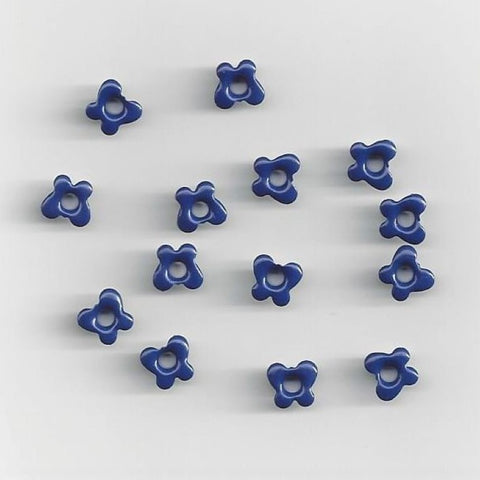 15 Navy Butterfly Eyelets