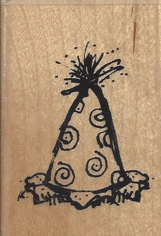 Inkadinkado Party Hat Stamp