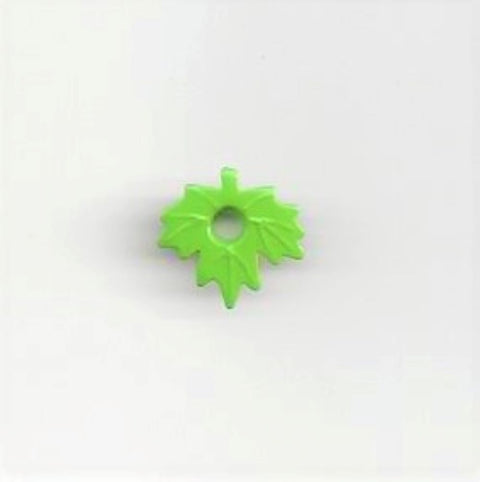 Maple Leaf Eyelet Green