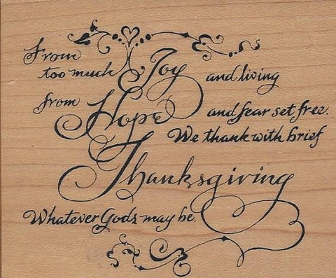 PSX Thanksgiving Verse Stamp