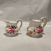 Two Royal Crown Derby Posies Jugs 7.5cm and 9cm