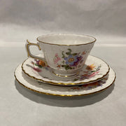 Royal Crown Derby Posies Fluted and Embossed Trio