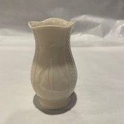 Belleek Cream Vase with Claddagh