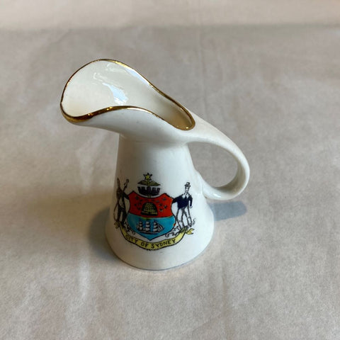 Florentine China Miniature Jug with City of Sydney Crest