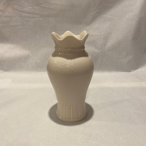 Belleek Large Rose and Clover Vase