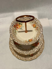 Royal Staffordshire Three-Tiered Chintz Cake Stand