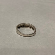 Sterling Silver Ring with Centre Gem