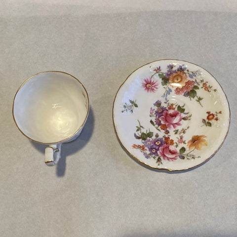 Royal Crown Derby Posies Demitasse Footed/Pedestal Cup and Saucer