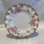 Royal Crown Derby Royal Pinxton Roses Fluted Plate