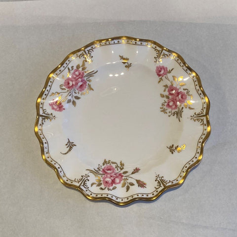 Royal Crown Derby Royal Pinxton Roses Fluted Plate