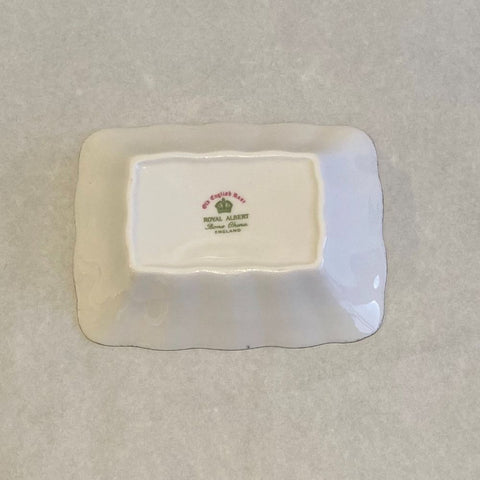 Old English Rose Rectangle Dish