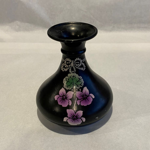 Shelley Black Violette Vase