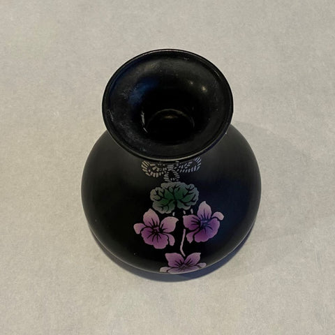 Shelley Black Violette Vase