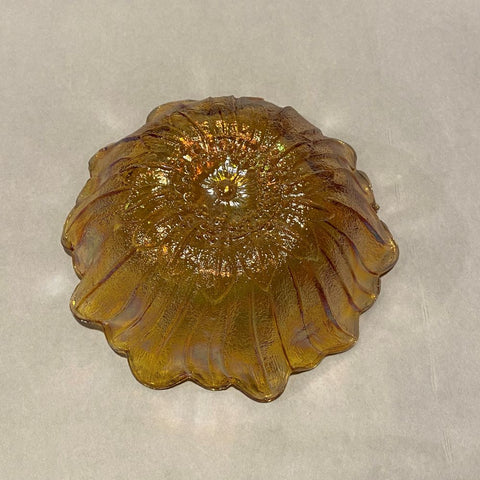 Indiana Glass Company Carnival Glass Sunflower Bowl