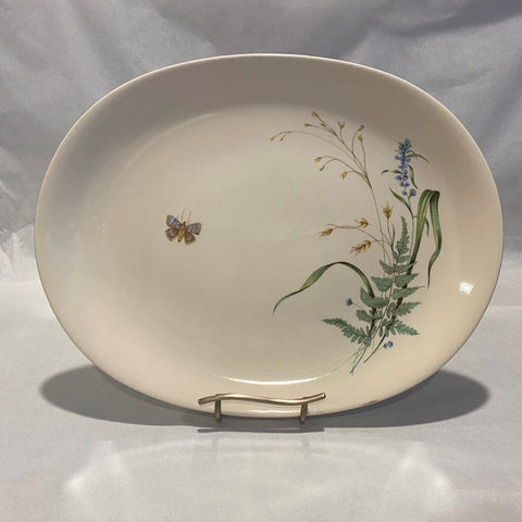 Johnson Bros Wildflowers and Butterfly Large-sized Platter